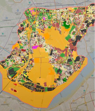 토지이용(소유자별) 데이터 시각화