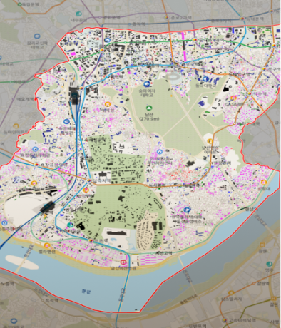 건축물(용도별) 데이터 시각화